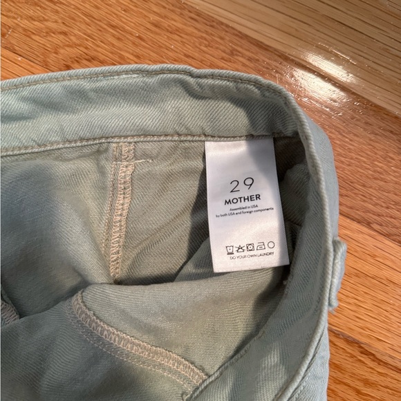 MOTHER green parachute denim - Picture 3 of 3